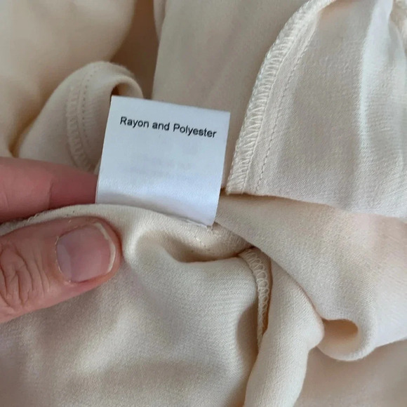 Park & Fifth satin slip midi dress. Color is  champagne, size extra large. - Picture 11 of 15